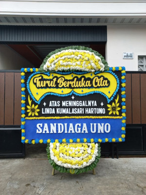 Papan Bunga Duka di Balongpanggang
